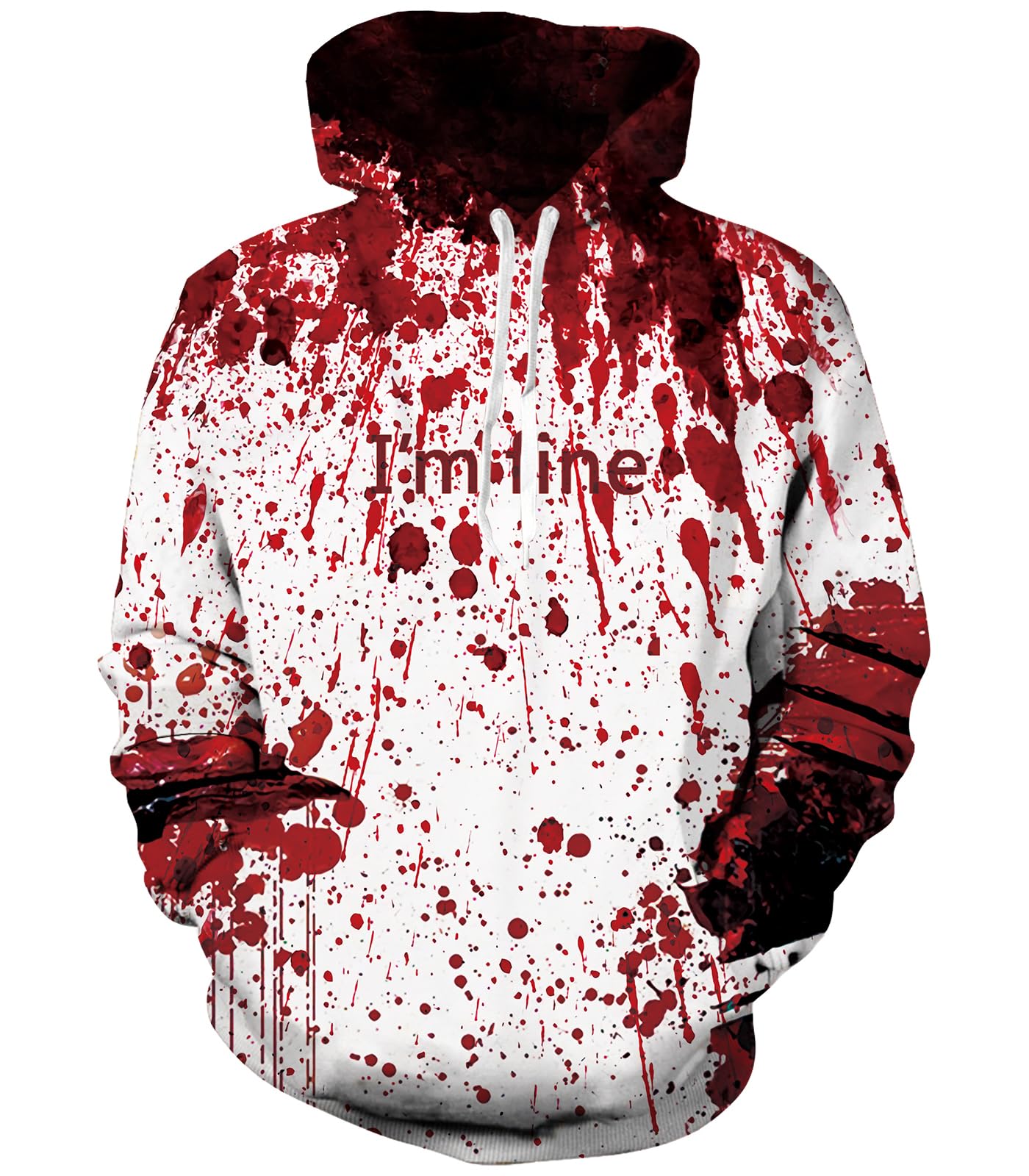 RAISEVERN Hoodies for Men Fleece Unisex Pullover Sweatshirt | Drawstring hooded, couple outfits, Casual wear, Funny party outfits, Streetwear, kangaroo pocket, Cool graphic,