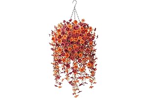 Artificial Fall Flowers Hanging Baskets: Embellish Your Outdoors with Autumn's Hues