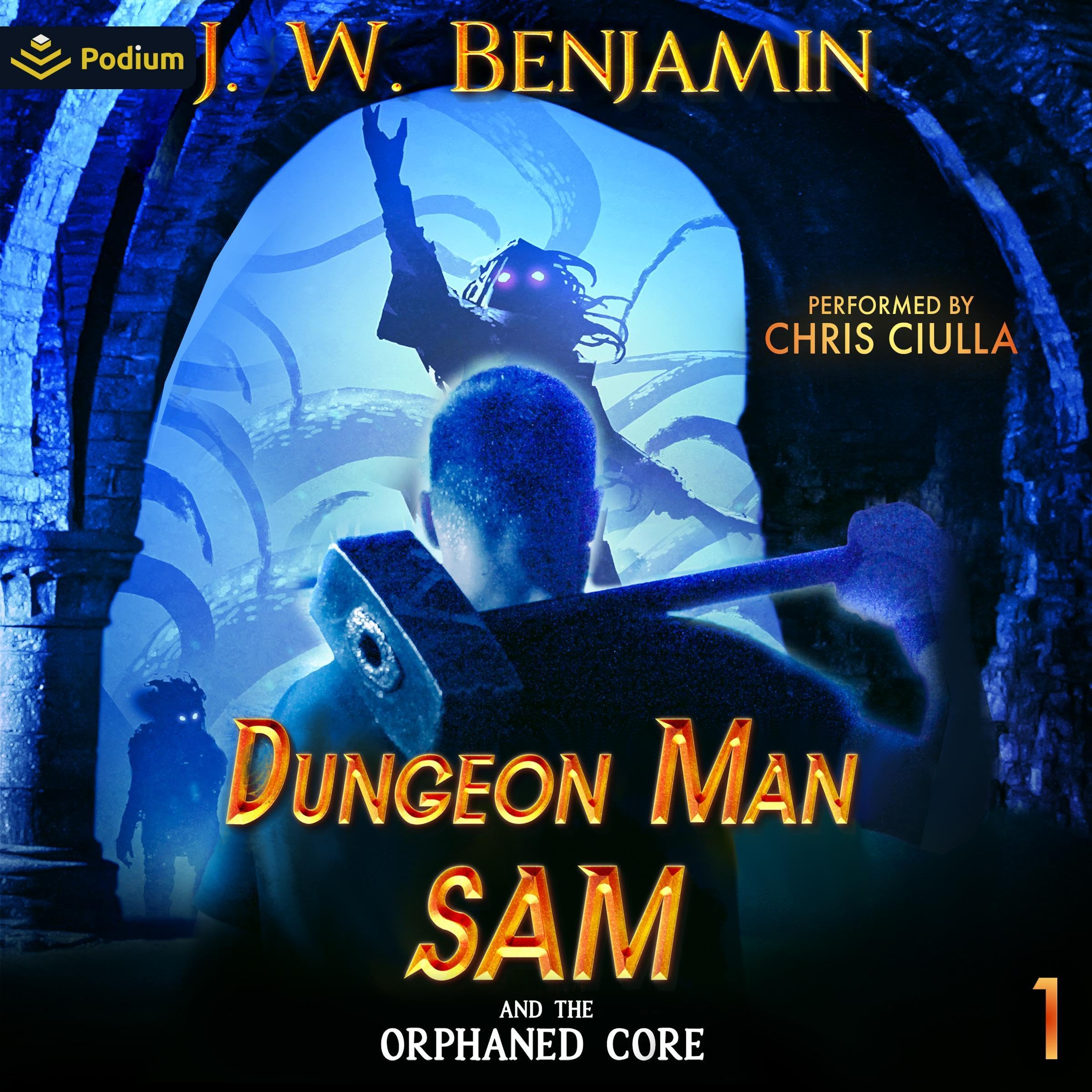 Cover art for Dungeon Man Sam and the Orphaned Core