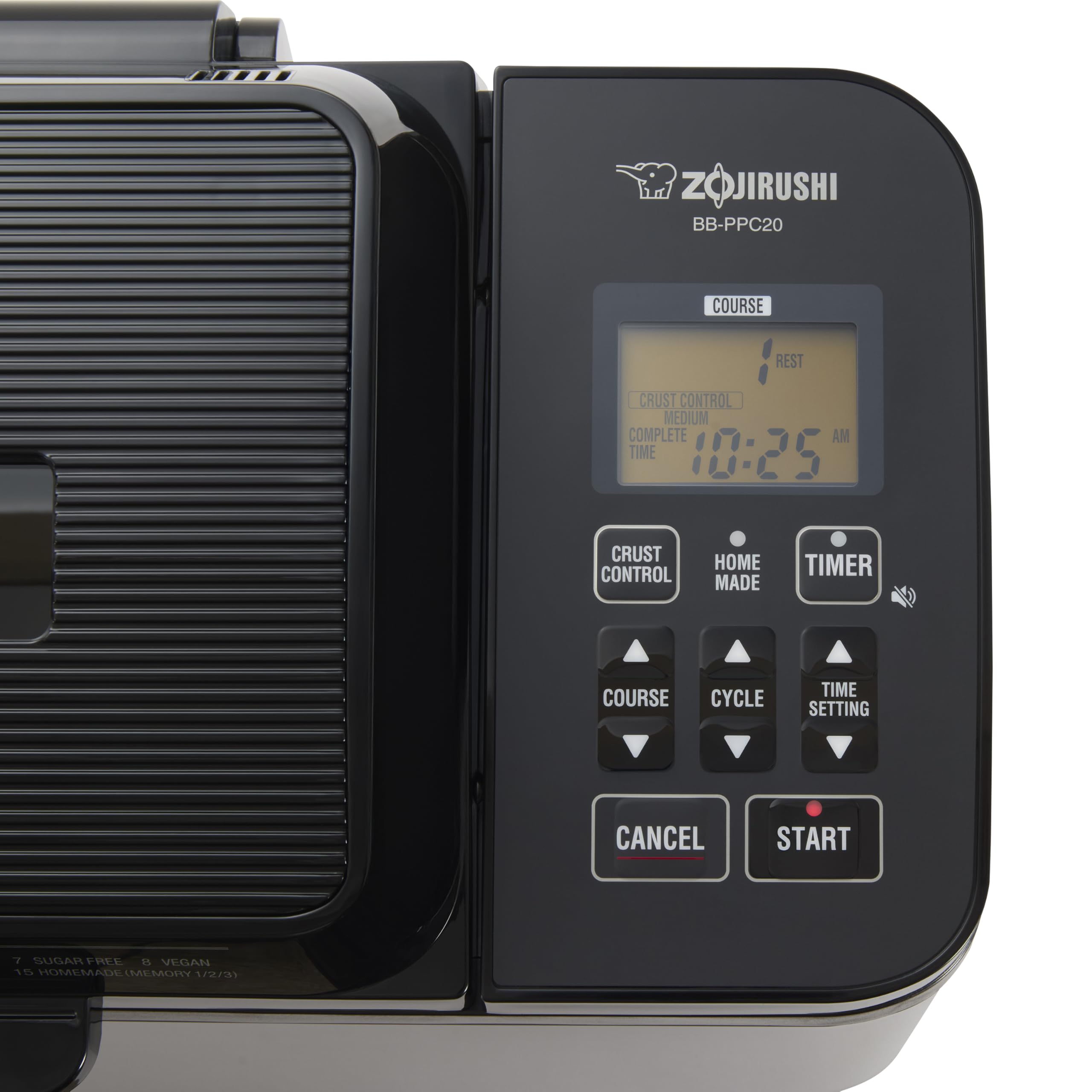 Zojirushi Virtuoso Plus BB-PPC20BA Home Bakery, sin PFAS