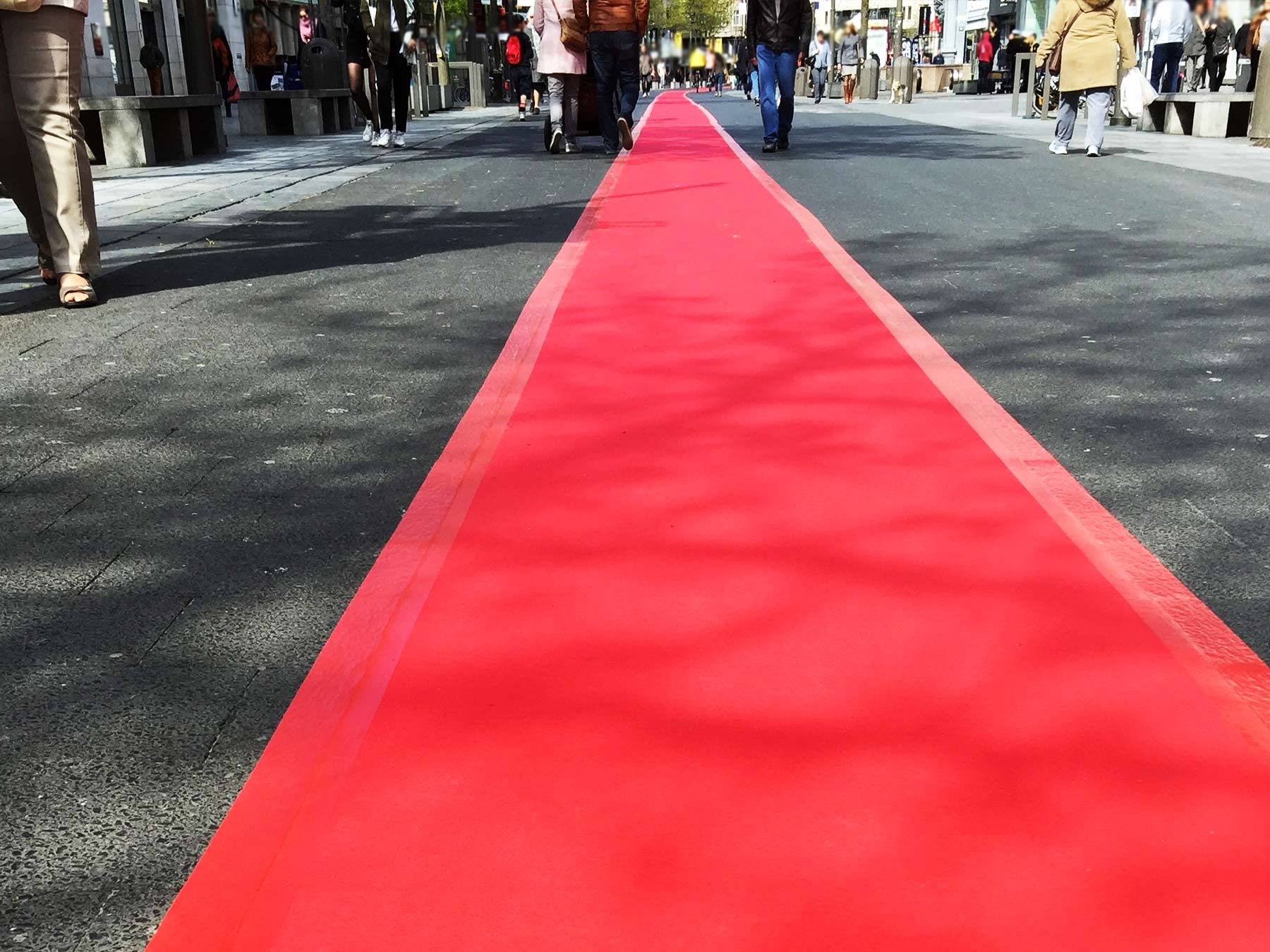 Alfombra Boda Roja Podium 1m x 10m - Alfombra para Eventos Ignífuga Conformidad B1, Alfombra Roja VIP para Ceremonia, Tienda, Celebración, Entrada y Fiesta