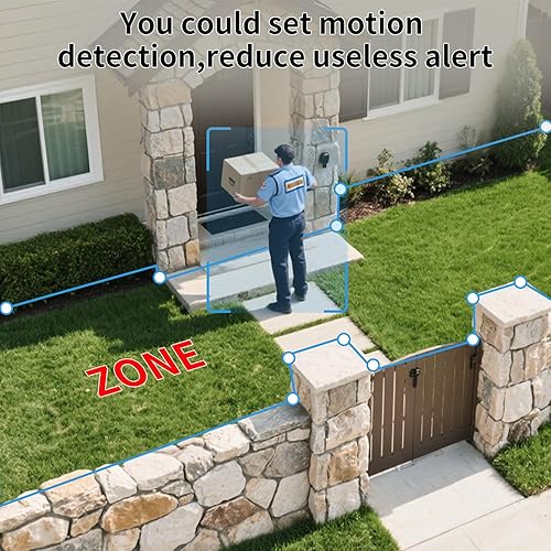 Miniatura 7 de Cámaras WiFi 2.45G para seguridad en el hogar con panel solar, cámara de seguridad magnética de 180 inalámbrica, sin tarifa mensual, detección de
