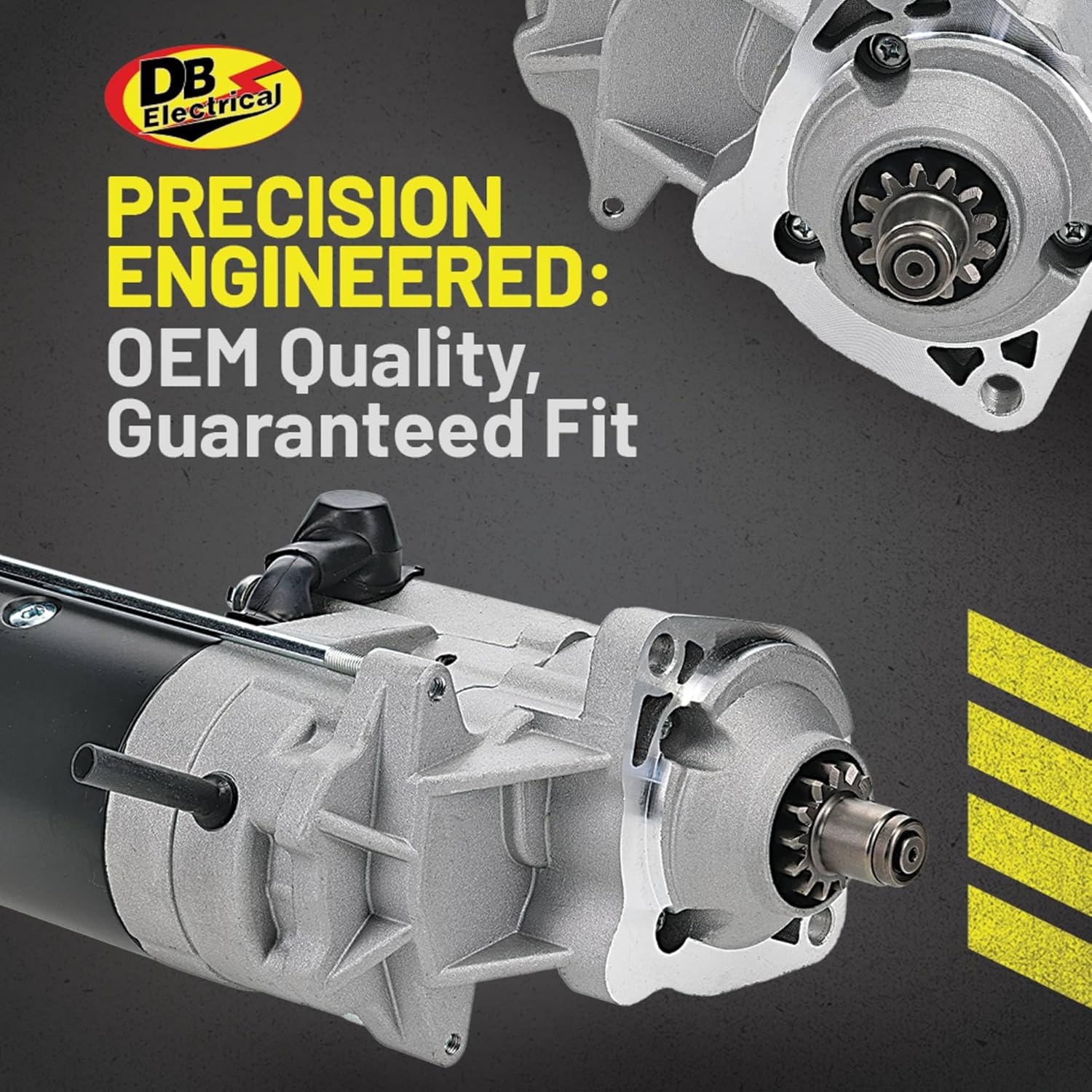 DB Electrical Starter 410-52057 Compatible with/Replacement for Ford E-Series Vans 1995-2003, Excursion 2000-2003, F-150 Pickup 1994-1998, F-250 Super-Duty 1999-2003 228000-8420, 17802N