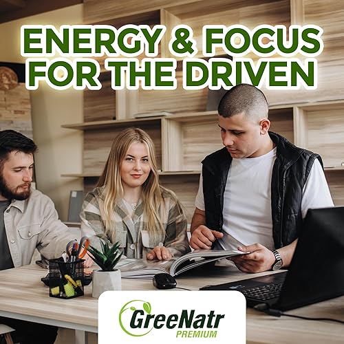 Miniatura 7 de GreeNatr - Tabletas de ginseng y ginkgo biloba - Súper alimento superior no transgénicovegetariano  Potenciador de energía y activador cerebral