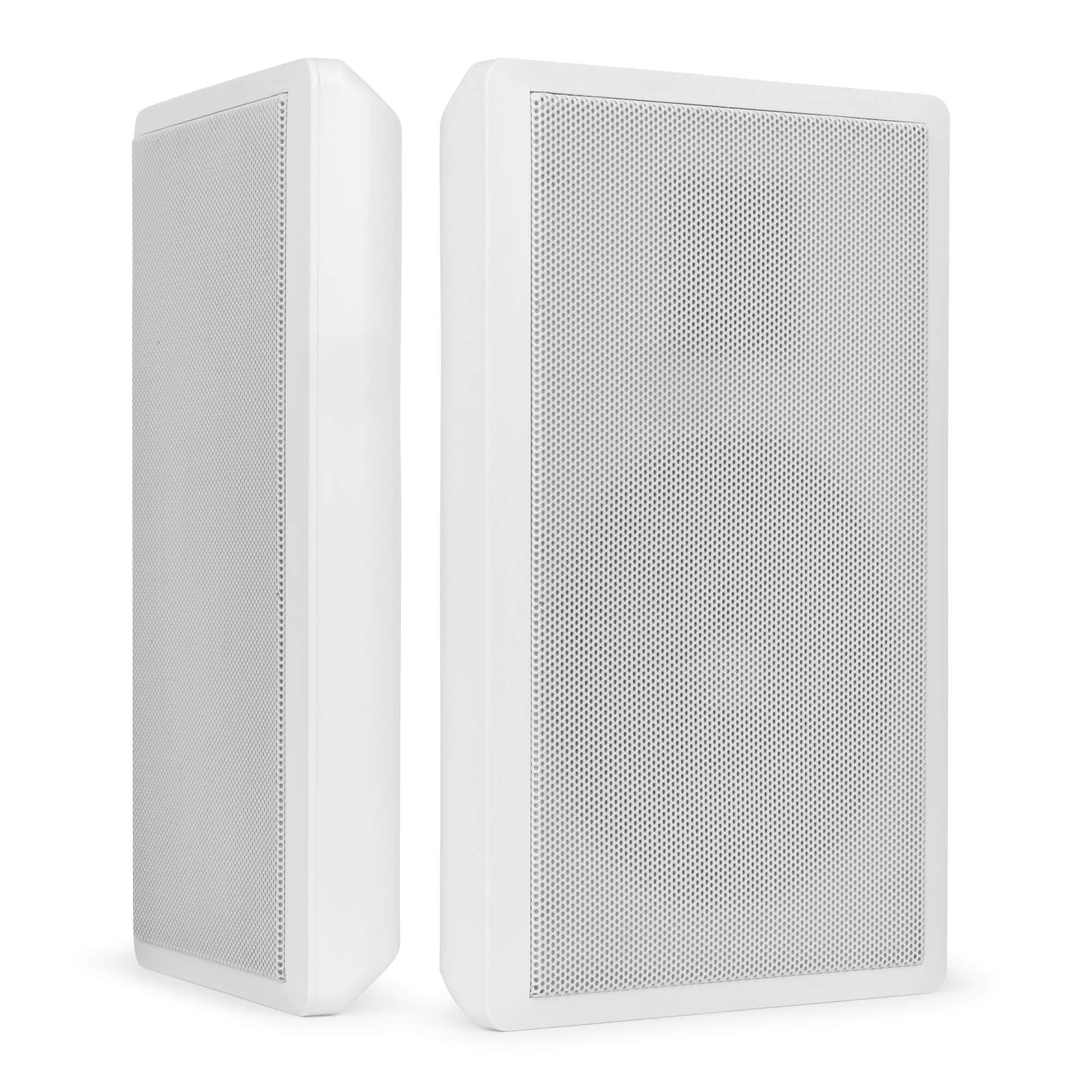 Power Dynamics PD WSF30W - Altavoces Planos de Pared de 5.25 Pulgadas, 100 V, Sistema de Altavoces Delgados en la Pared para Sistemas de Audio Comercial/PA, Blanco, Juego de Altavoces ABS, diseño de