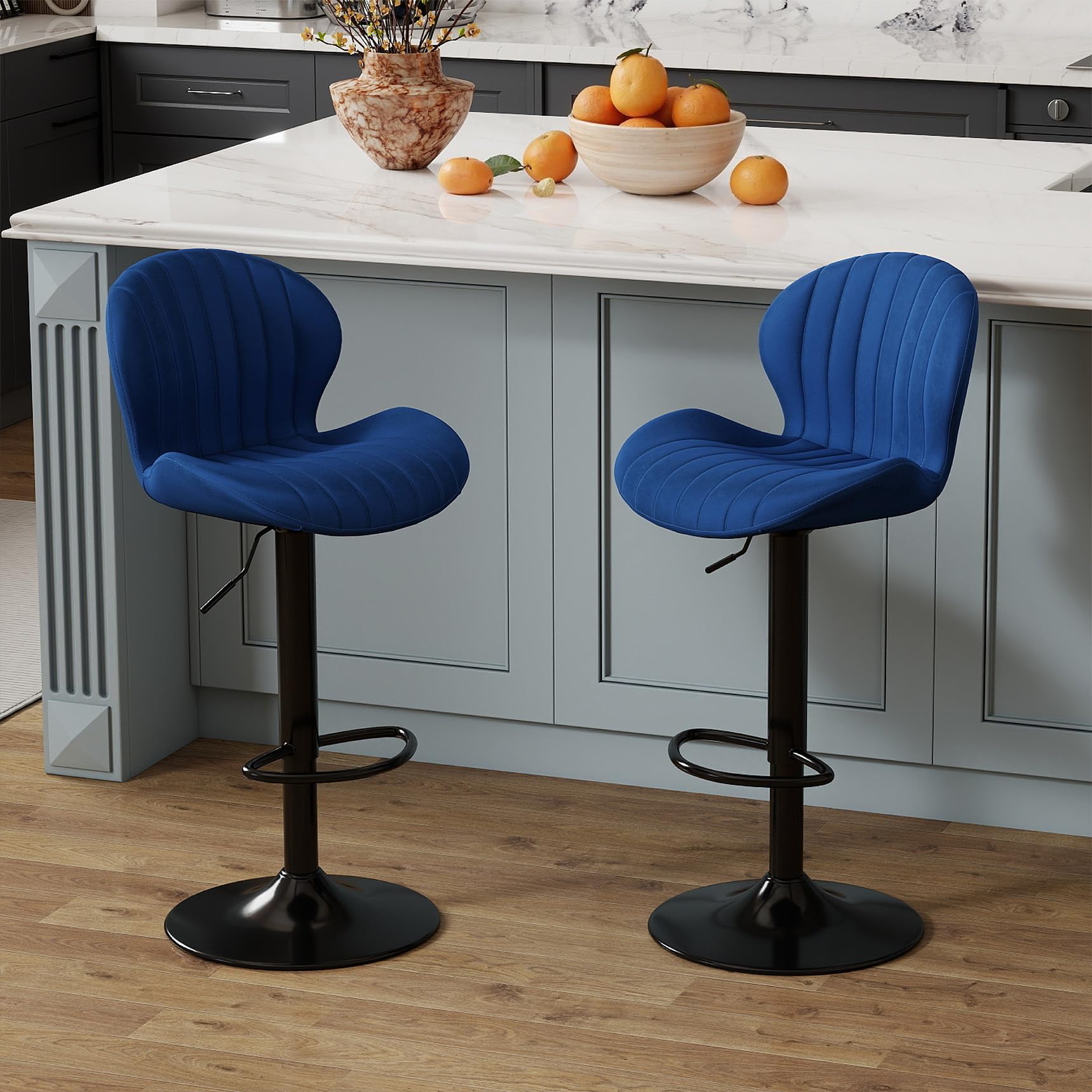 Youhauchair Set of 2 Adjustable Counter Height Stools