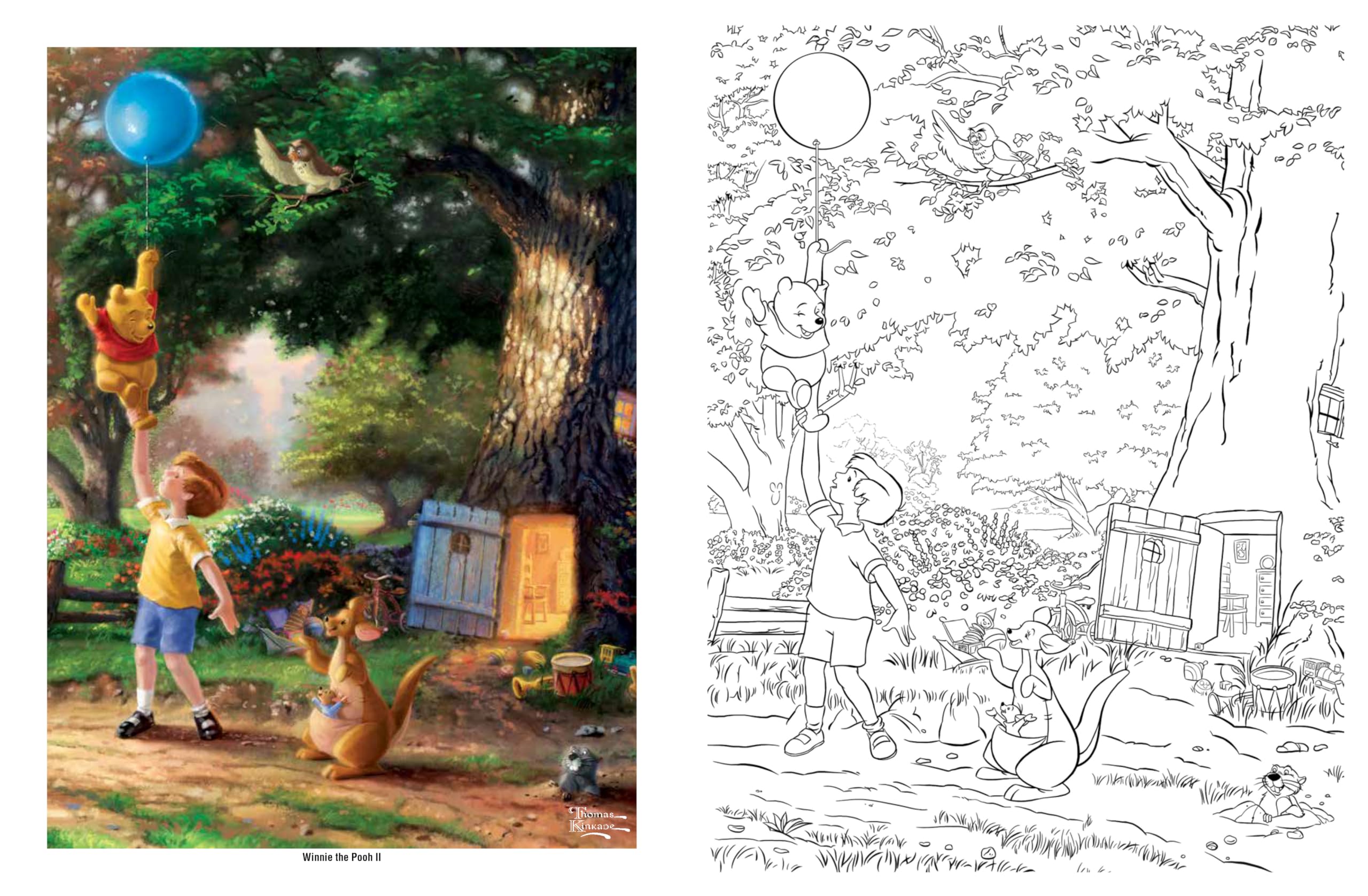 Disney Dreams Collection Thomas Kinkade Studios Coloring Book — Amazon image 6