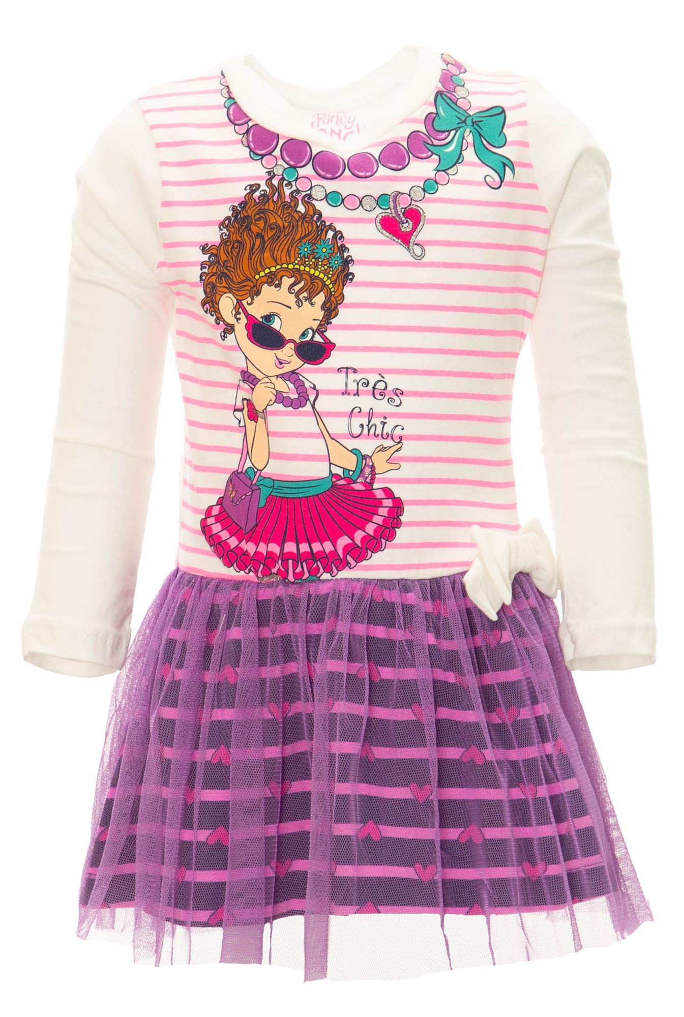 Disney Fancy Nancy Toddler Girls Long-Sleeve Tulle Dress