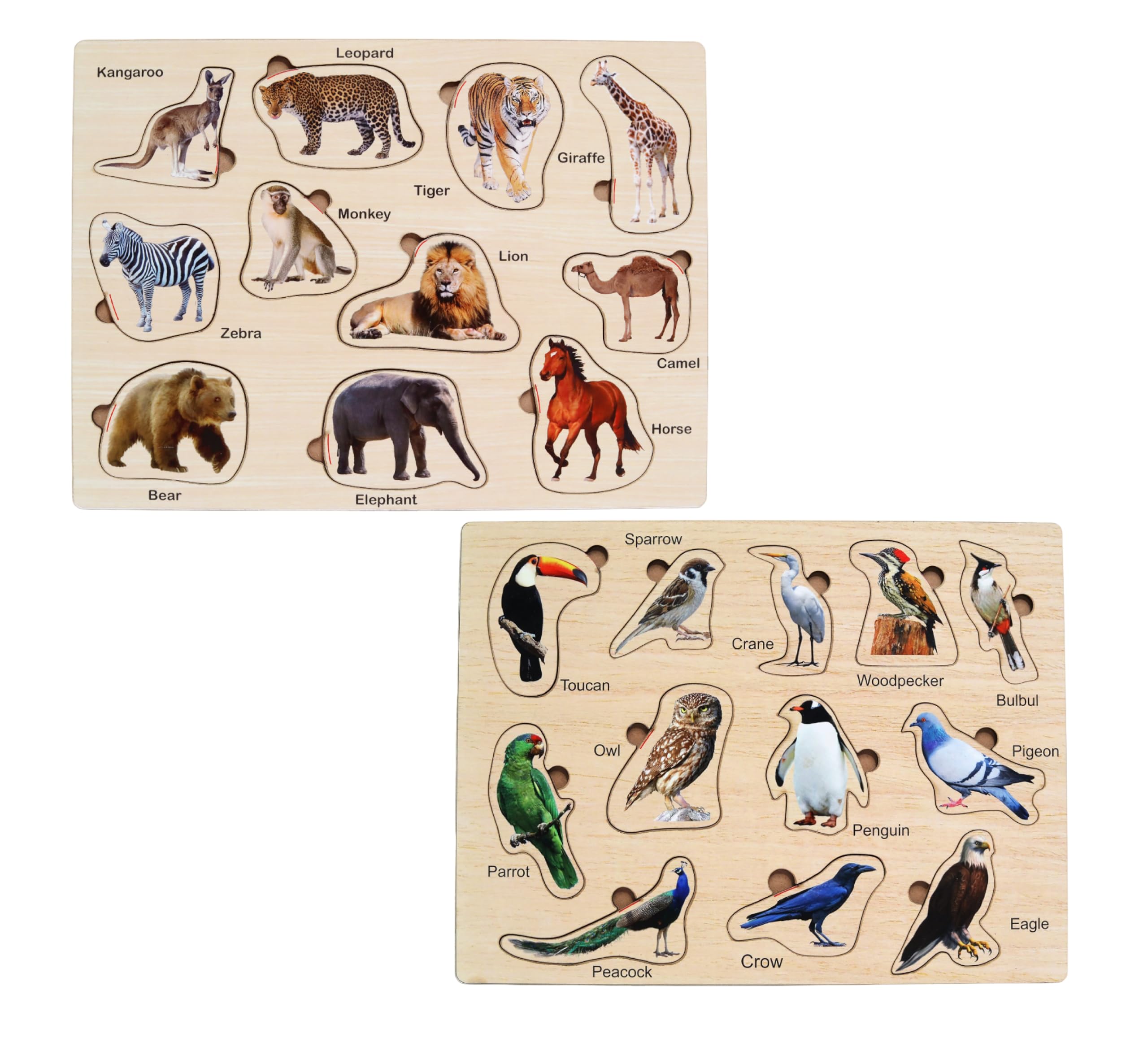 CRAFTICK Jigsaw Puzzle Games for Kids - Combo of Animal and Bird Puzzles - Educational Toys for Ages 2 and Up (B0CK8NJW3L) Amazon Price History, Amazon Price Tracker