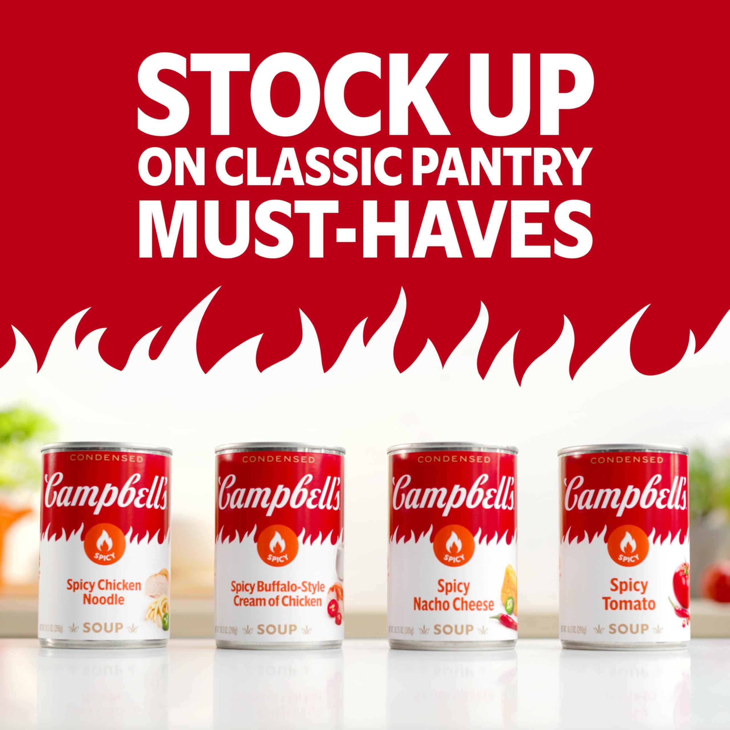 Amazon.com : Campbell's Condensed Spicy Tomato Soup, 10.5 oz Can
