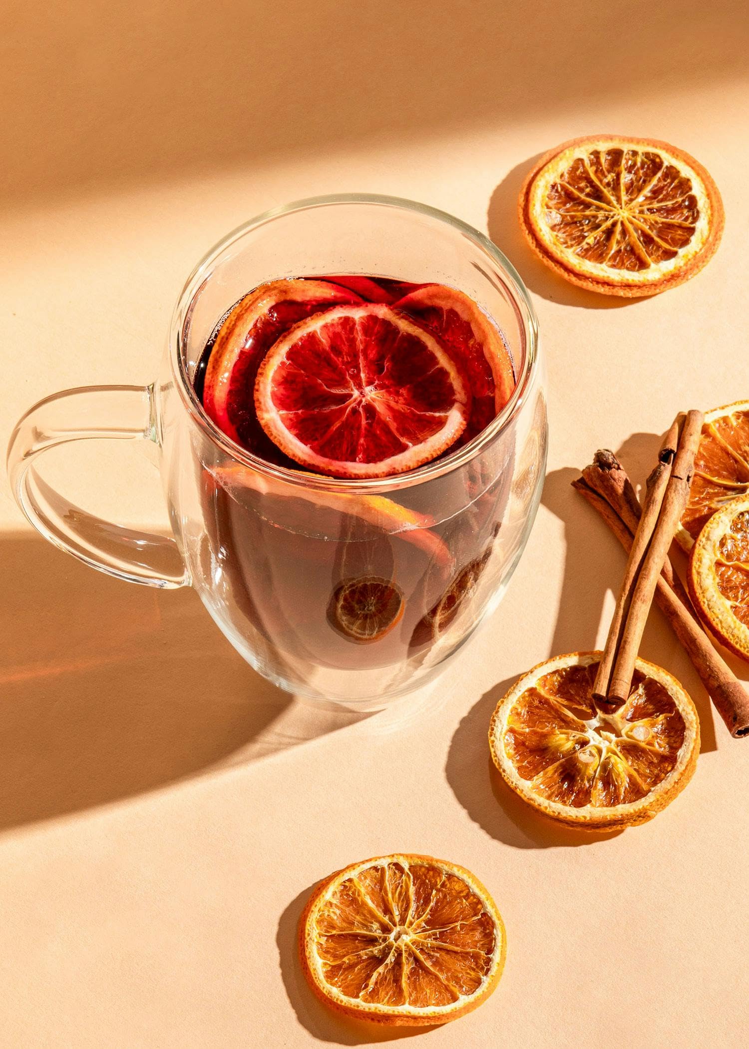 KoRo - Fette d'arancia essiccate 500 g - Come spezia, decorazione o guarnizione - Per cocktail, tè e vin brulé - Tutto l'anno sapore fruttato di arancia - 100% arance