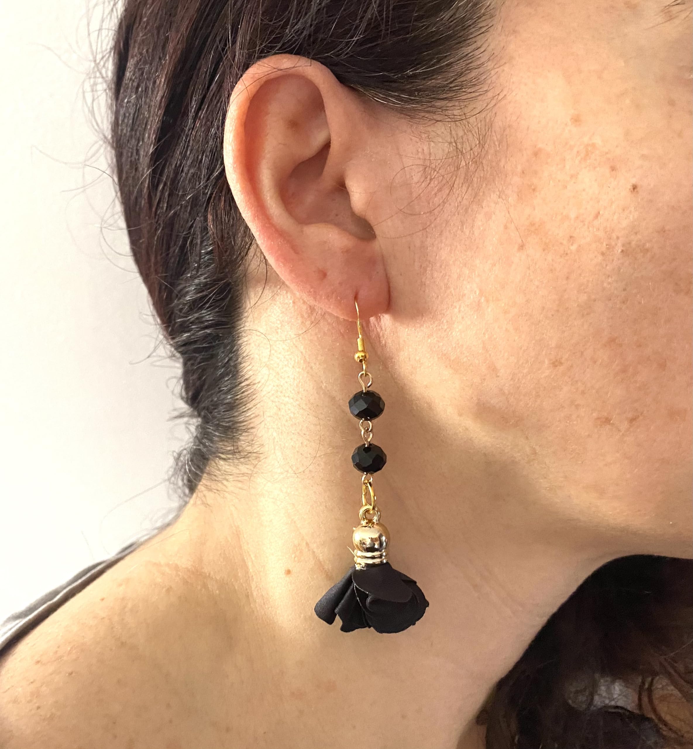 Orecchini dipinti a mano – L' ALBERO DELLA VITA DI KLIMT - Orecchini da donna, Gioielli dipinti a mano, Gancio in argento, Made in Italy, Bijoux decorati, Lavorazione Artigianale