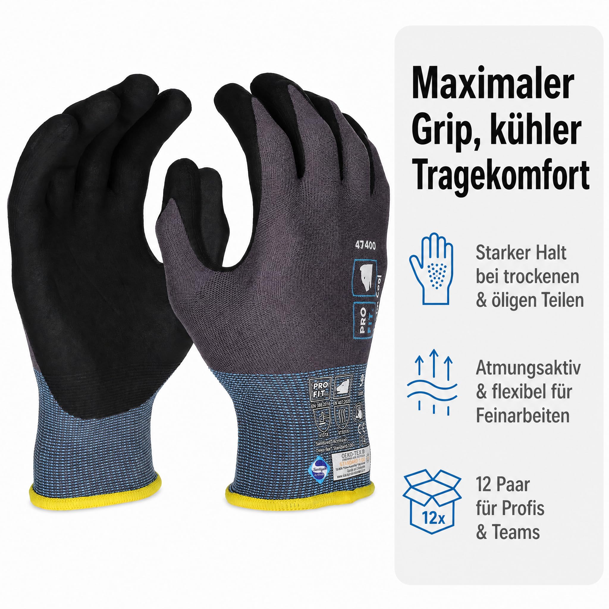 pro fit nitril handschuhe Handschuhe, 