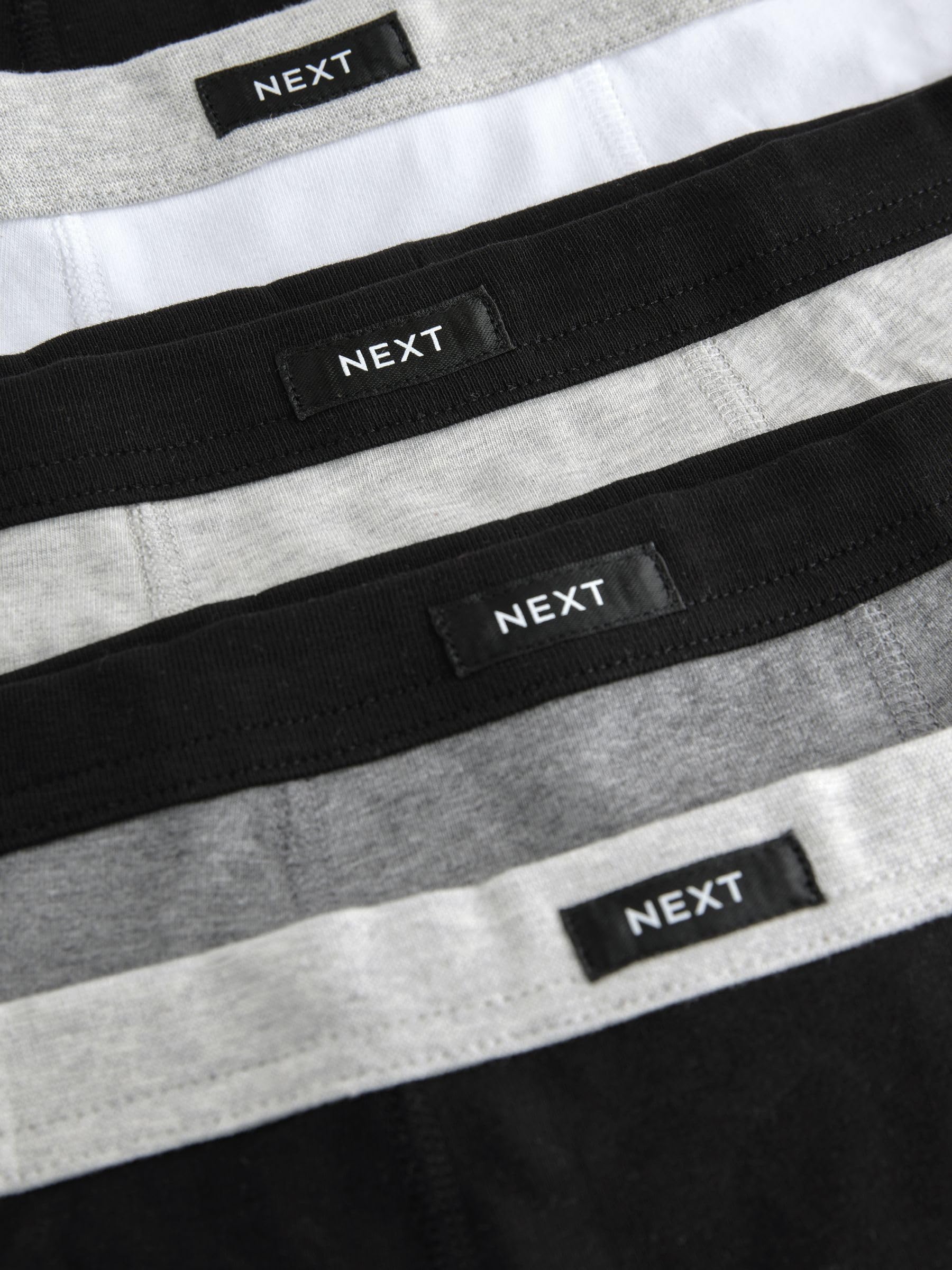 NEXT Garçon Boxer Doux à Taille Contrastante, Lot de 5