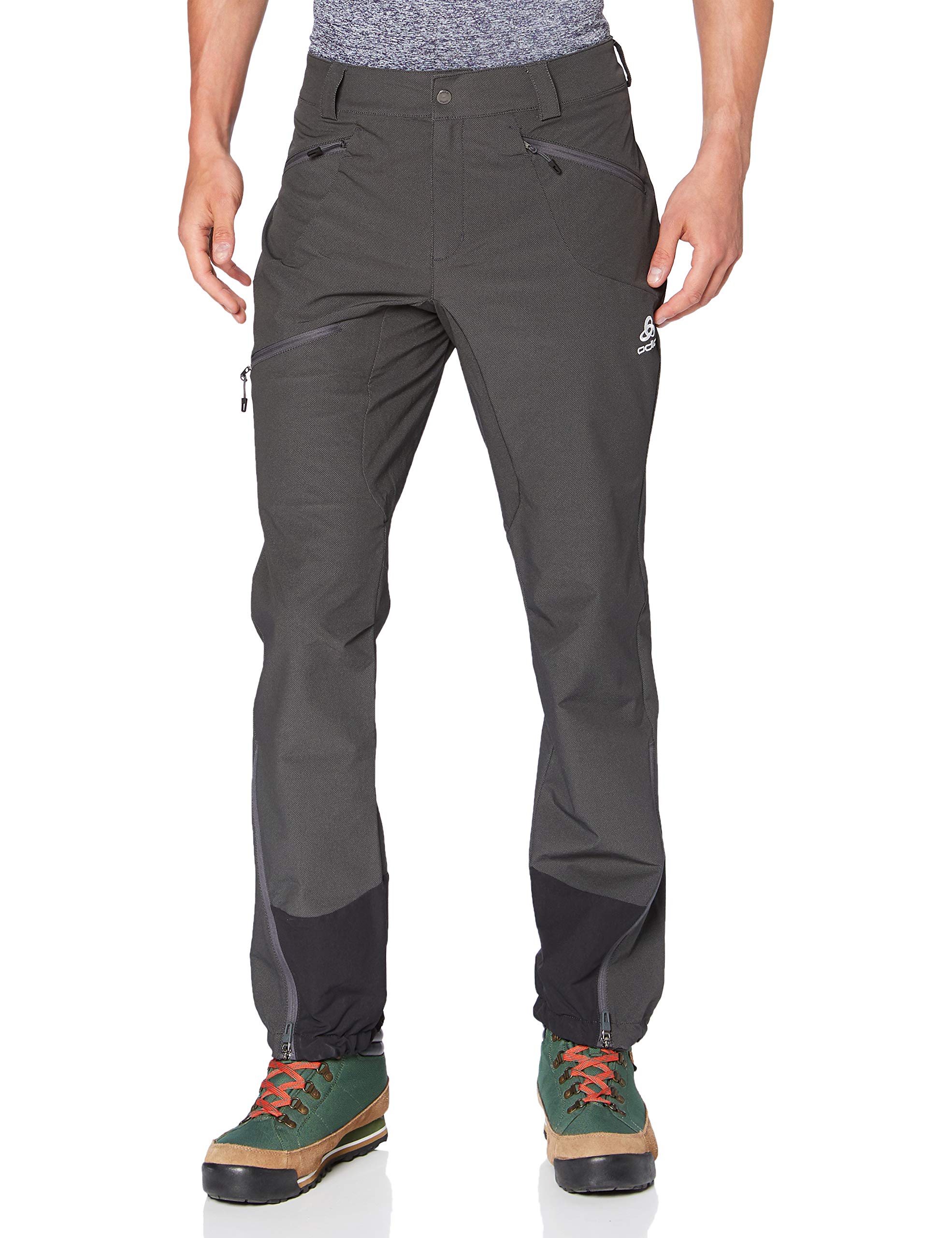 Odlo Intent Hose - Pantaloni Da Sci Softshell Uomo - Caldi, Traspiranti, Ginocchia Preformate - Composizione 65% Poliammide, 24% Poliestere, 11% Elastan - 2