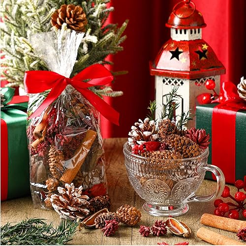 Miniatura 5 de 3 bolsas de popurrí rosa de 15 onzas, relleno de tazones de popurri de verano con aroma a popurrí, decoración de fiesta, mesa de flores secas,