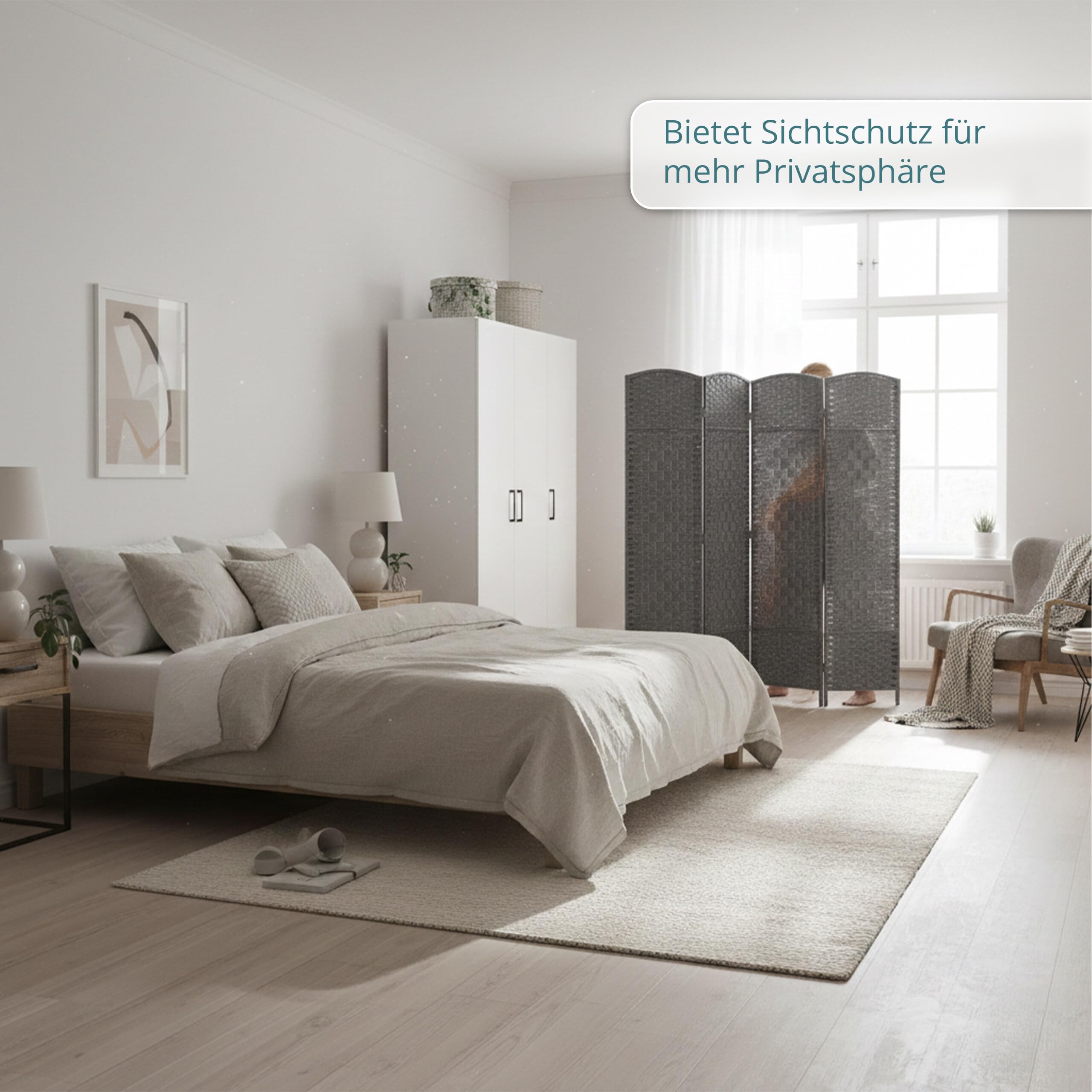 Relaxdays Paravent Raumteiler – Bild 3