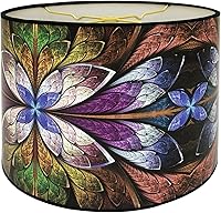 Vista 27 de Royal Designs, Inc. Sombra decorativa de tambor hecha a mano, hecha en Estados Unidos, 10 pulgadas, HBC-8073-10-2, jardín de mariposas - 2