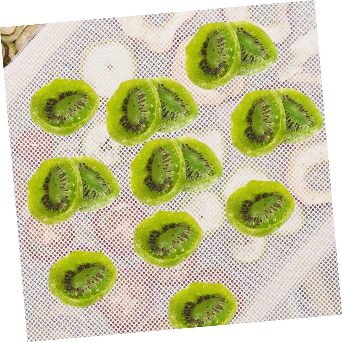 12pcs Food Dehydrator Sheets Reusable Non-stick Dishwasher Safe Silicone Mats for Baking and Dehydrating