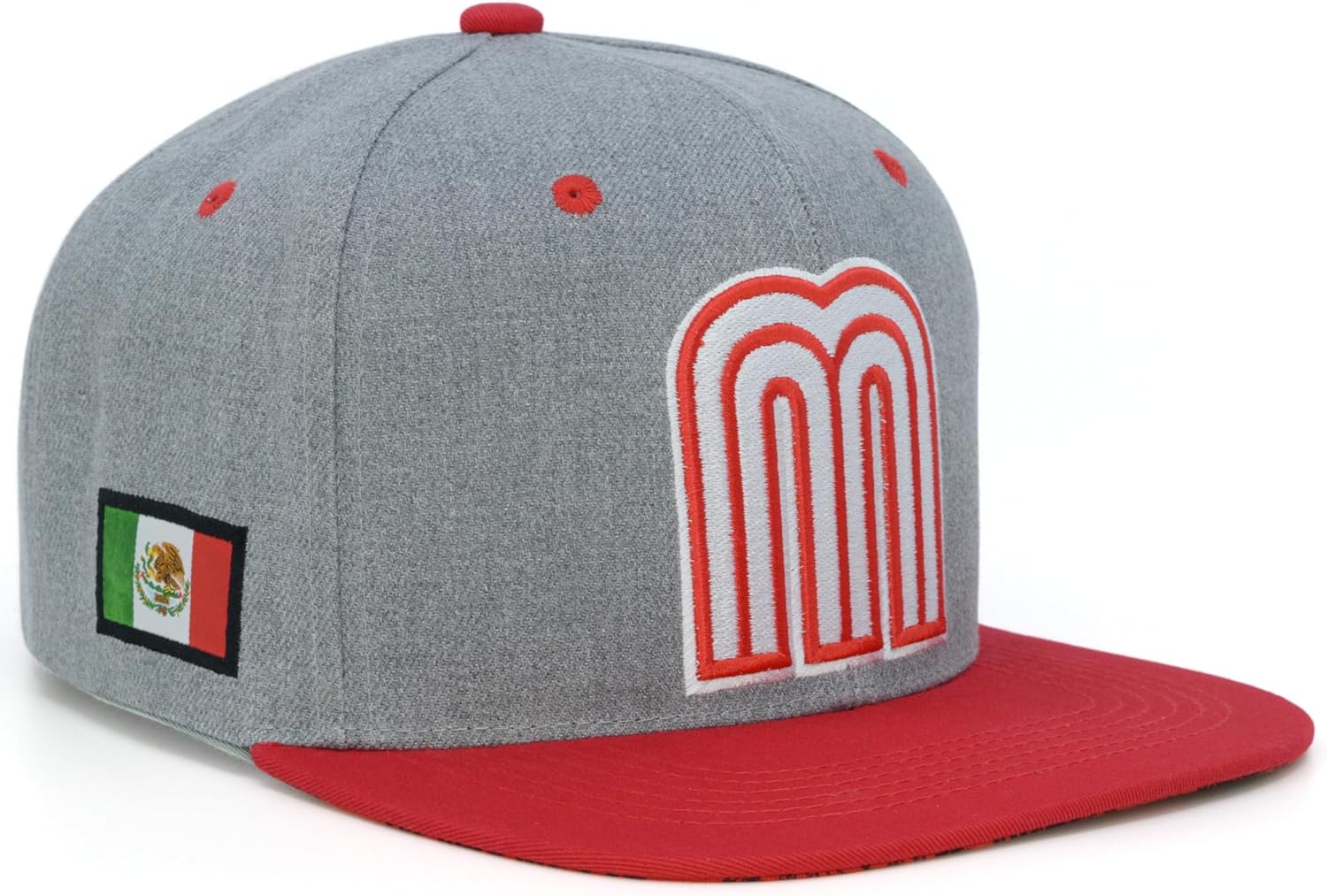 Mexico Snap Back Hat Flag 3D M Flat Bill Mexico Baseball Cotton Cap M New