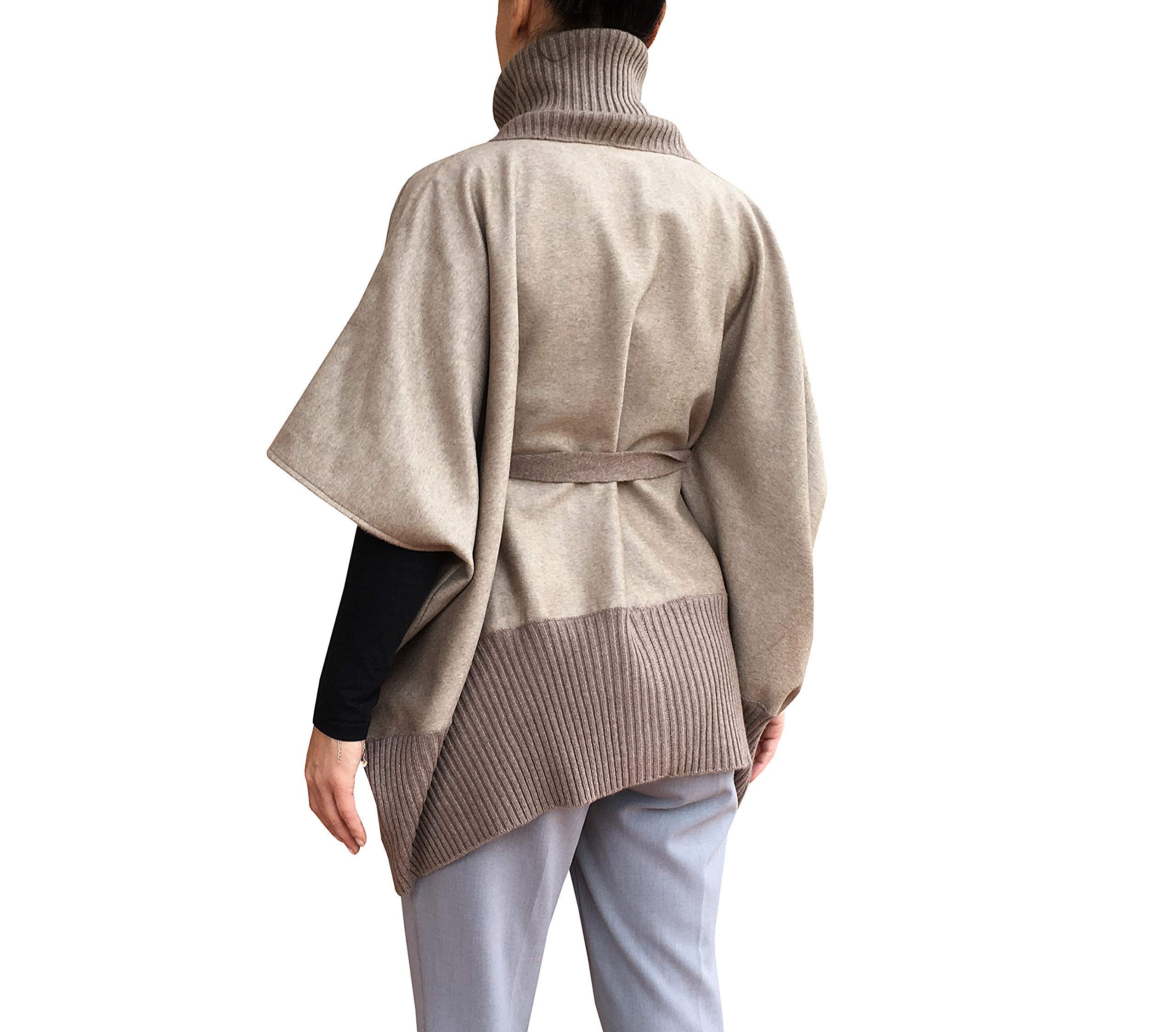 Poncho Maglione Donna Invernale 100% Cashmere Elegante