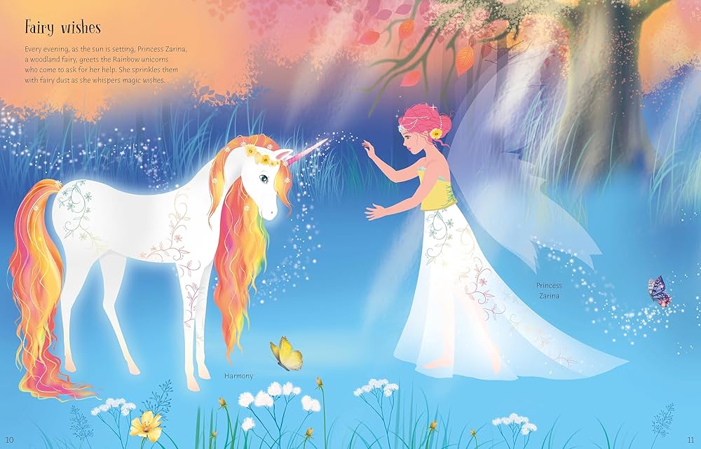 Sticker Dolly Dressing Rainbow Unicorns: Watt, Fiona, Miller