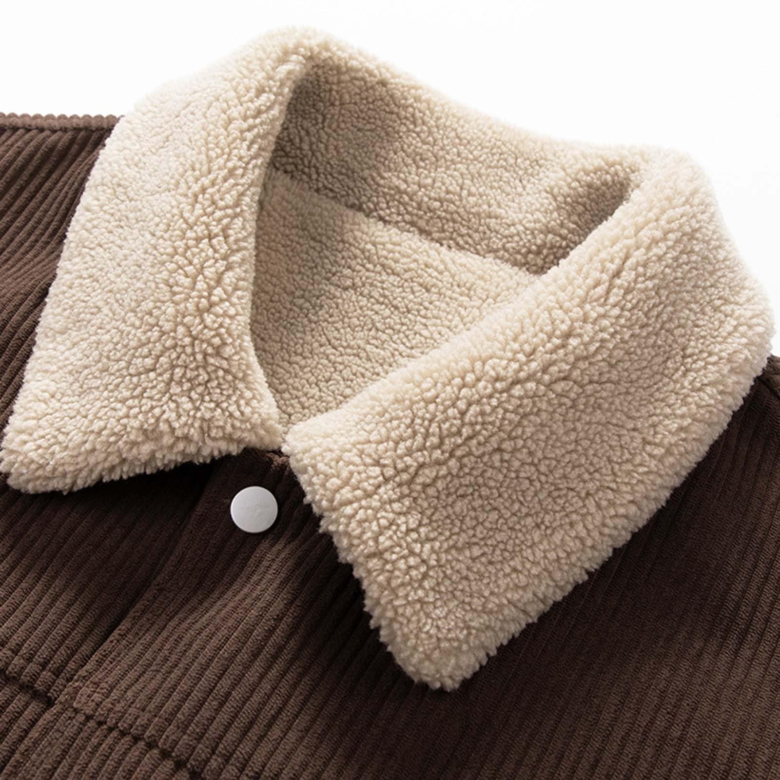 Giacca Running Uomo Chic Ed Elegante- Giacca Calda Uomo Confortevole Invernale Per In Velluto A Costellato Versatile Casual Foderata In Pile Spensa 2026