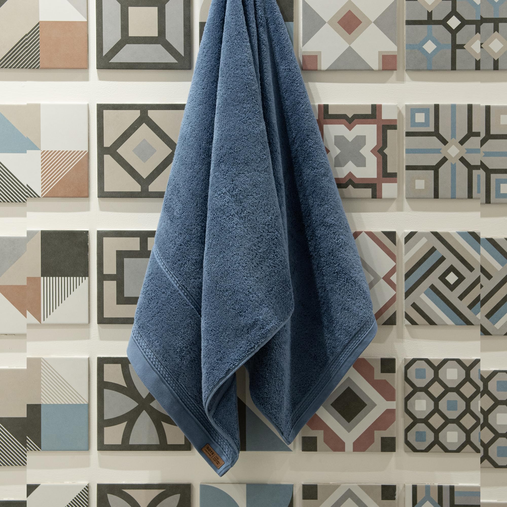 ZWOLTEX - Premium Gästehandtücher 30x50 Blau [4er Set - 650 g/m²], 100% Bio Baumwolle GOTS Zertifizert, ÖKO-TEX, Ultra Weich & Saugfähig - Queen Collection