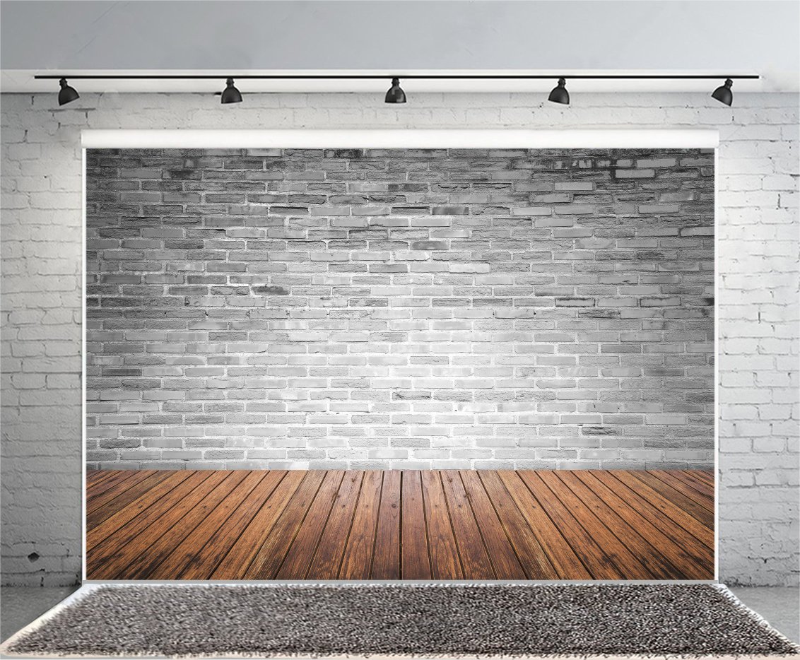 Fotohintergrund Graffiti-Backsteinwand | 8x3 M, Vinyl, Für Studio, Party & Halloween