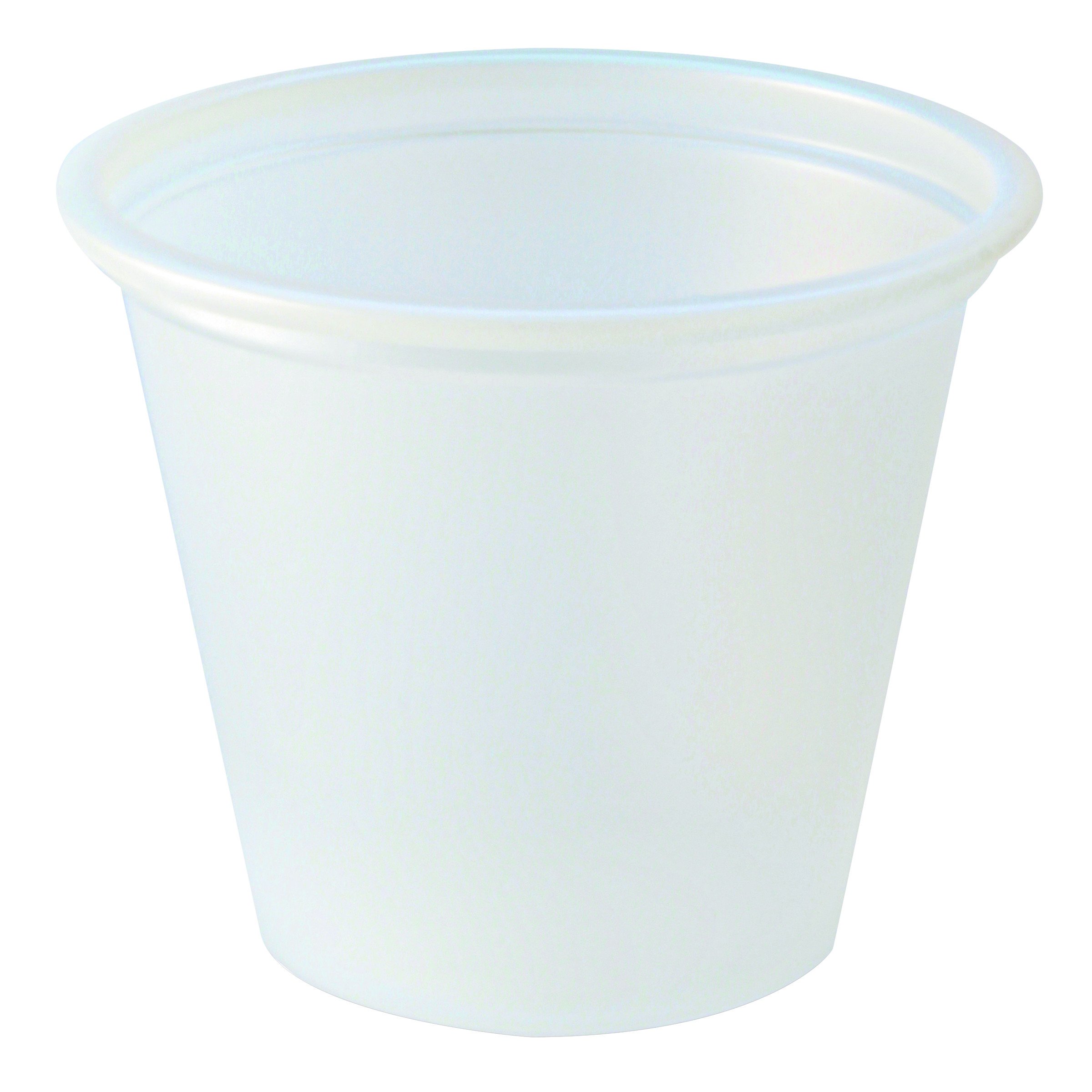 Fabri-Kal PC100 1-Ounce Capacity 1.8-Inch Top Width by 1.1-Inch Bottom Width by 1.4-Inch Height Translucent Polystyrene Portion Cup 250-Pack (Case of 10)
