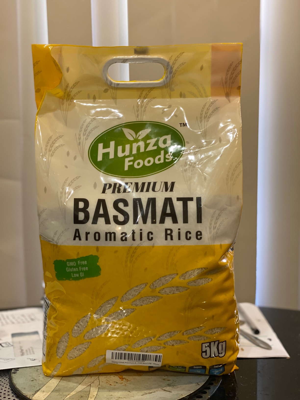 Hunza Foods Basmati Rice 5kg - Premium White Long Grain and Fragrant ...