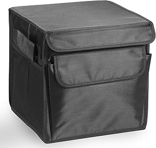 Sponsored You’re seeing this ad based on the product’s relevance to your search query.Learn more about this advertisement UMAYPPY Storage Basket with Lid, Foldable Storage Box, Shelf Baskets, Organiser with Handles, Ideal for Car Boot, Home, Workshop, Moving, Travel, 28 L, Black (30 x 30 x 30 cm)