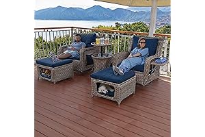 BIADNBZ 5-Pieces Patio Furniture Set for Dog Lovers