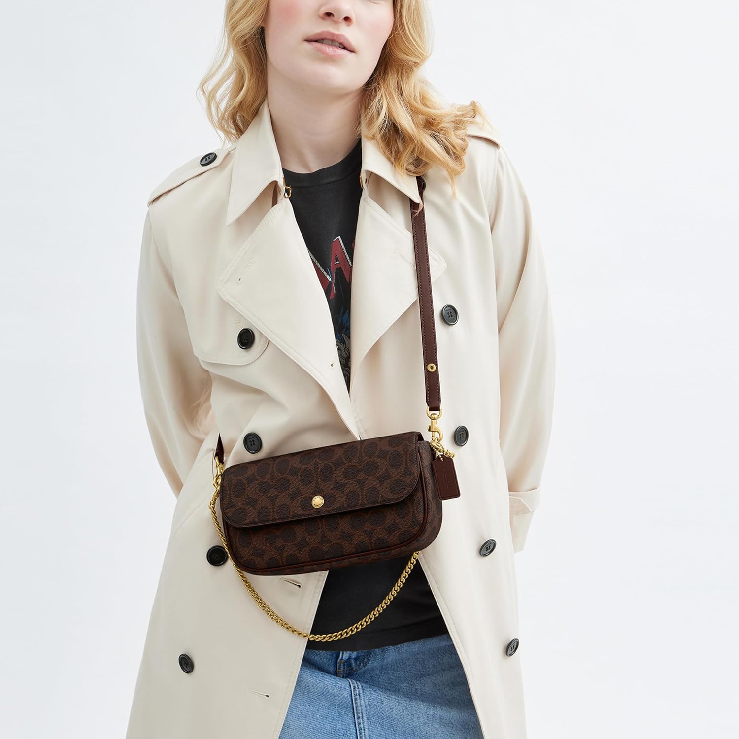 Coach Brook Flap Chain Bag - Image 2