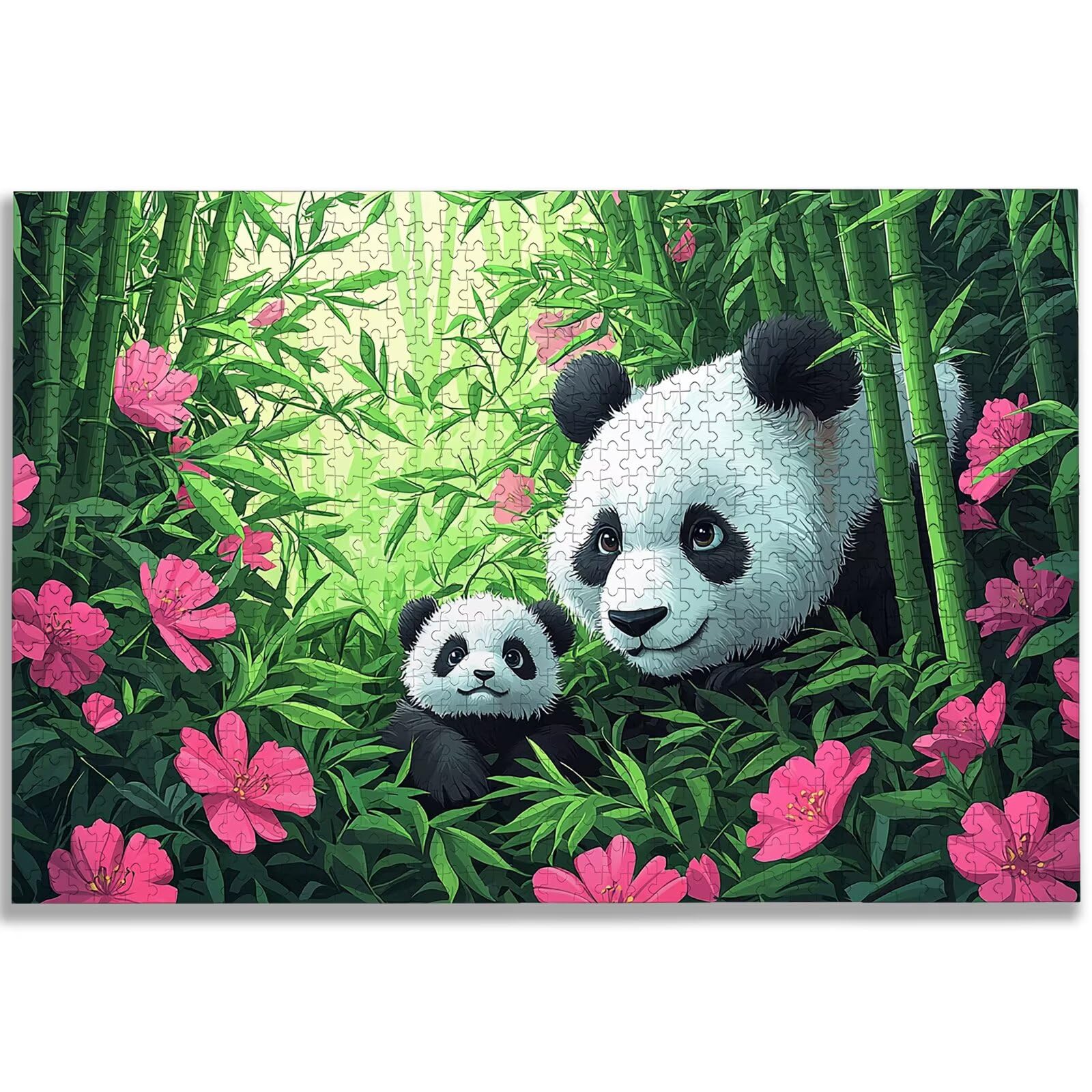 Puzzle Fantaisie 4000 Pièces Adultes, Puzzle 4000 Pièces pour Adultes et Enfants à Partir de 14 Ans, Panda Puzzles Bois de Qualité Supérieure avec Une Boîte d'emballage Exquise, Cadeau Femme, -1057