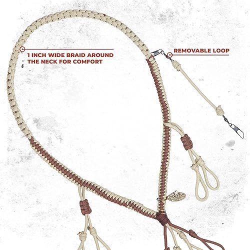 Miniatura 3 de Rig'Em Right Waterfowl Copperhead Deluxe 4-Call Paracord - Cordón de caza de pájaros, dos bucles por llamada, con trenza ancha para máxima comodidad