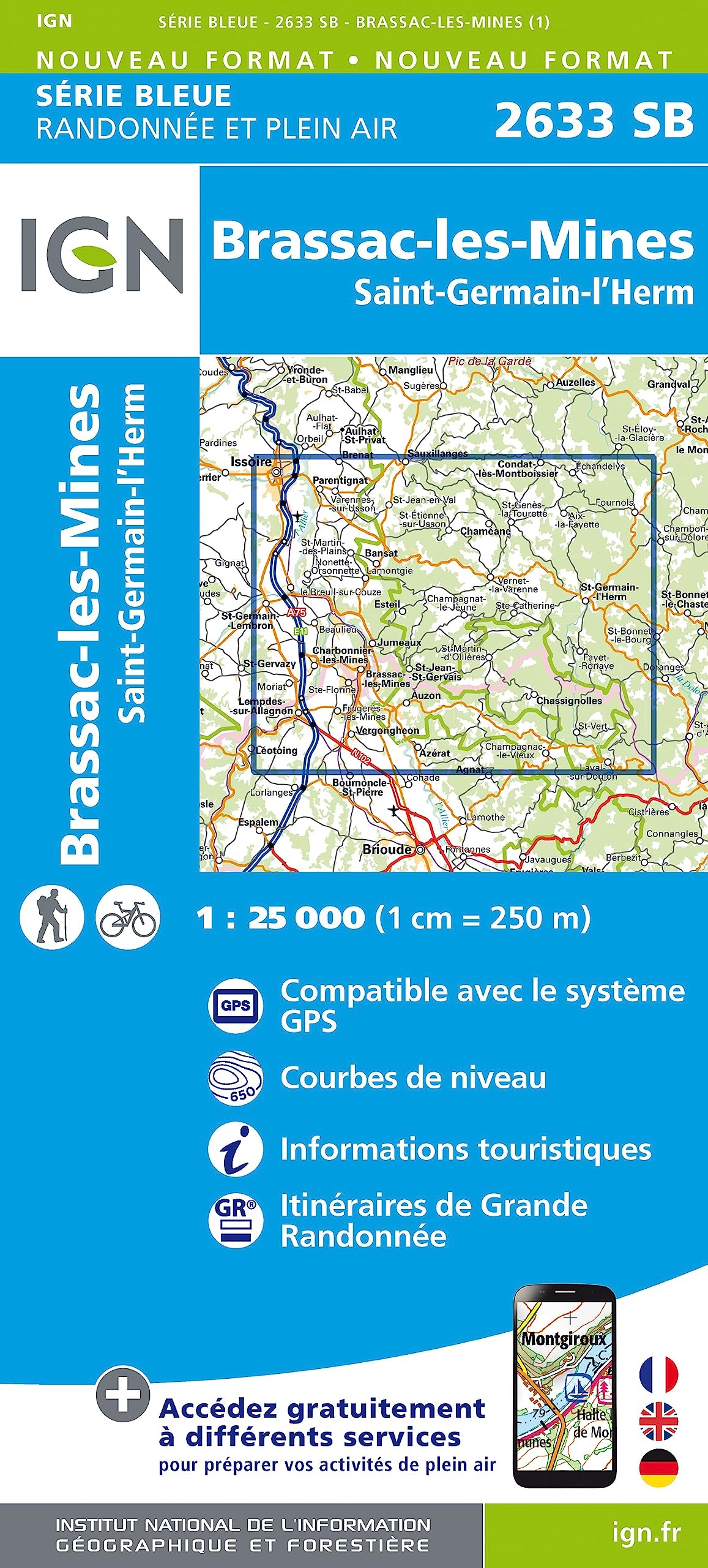 Brassac-les-Mines / St-Germain-l'Herm (2633) (Série Bleue)