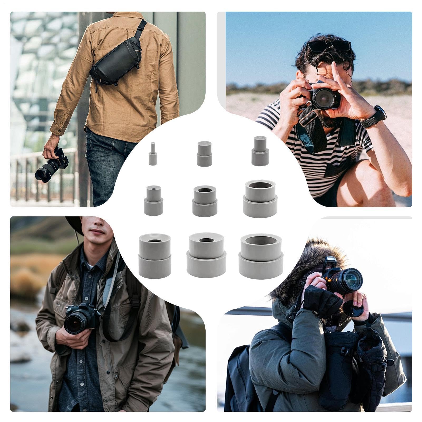 Objektiv-Reparatur-Set 9-teiliges Universalgummi-Entferner-Set | Ring-Kamera-Werkzeugsatz für Heimwerkstatt, Studio, Haushalt, Fotografie, Unterricht