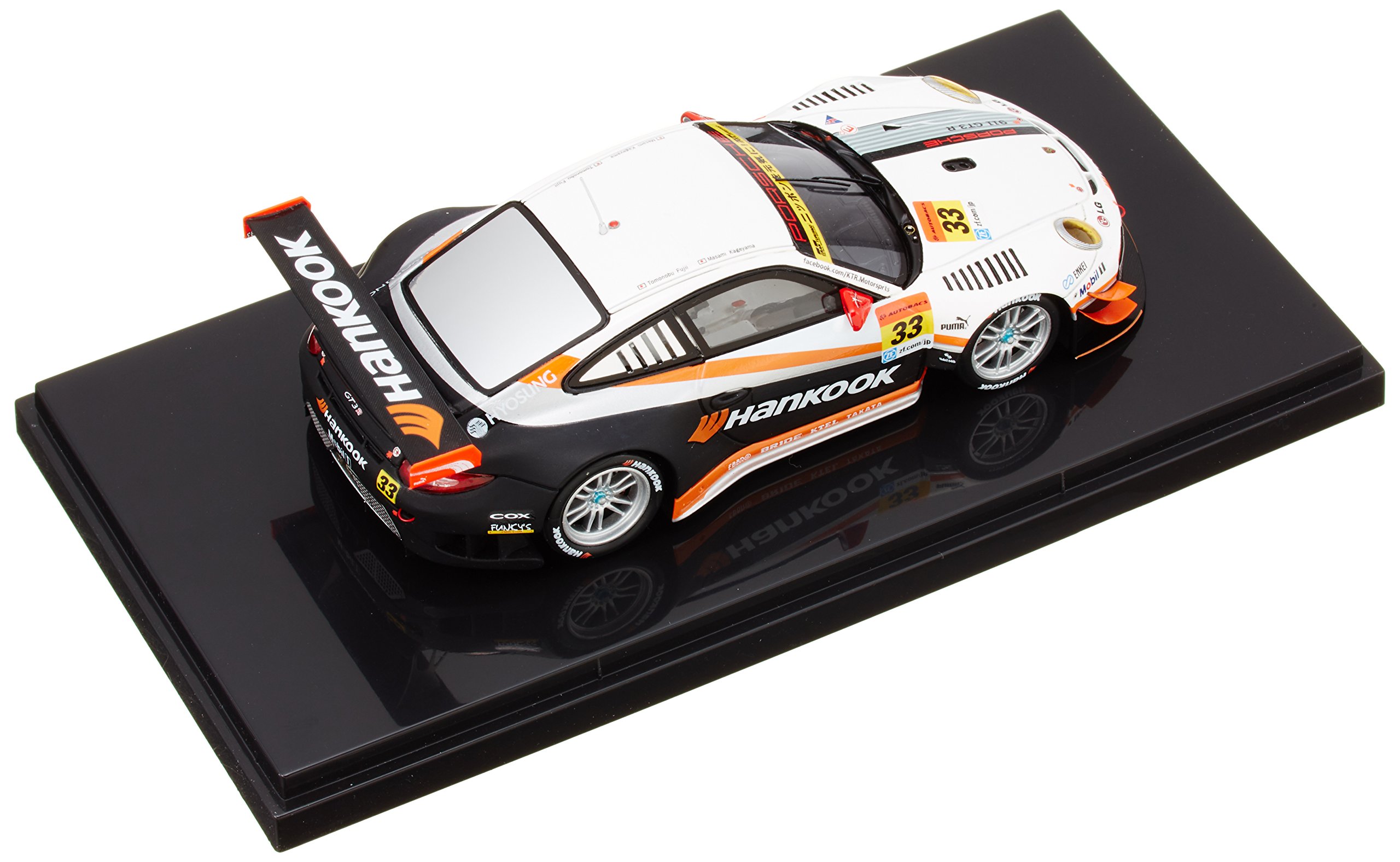 EBBRO SUPER GTハンコック ポルシェ ミニカー 1/43 Amazon | エブロ 1/43 HANKOOK PORSCHE SUPER GT300 2013 No.33 完成品