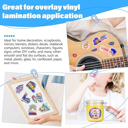 Miniatura 5 de TECKWRAP Papel adhesivo de vinilo imprimible para impresora de inyección de tinta, papel adhesivo holográfico para imprimir por inyección de tinta,