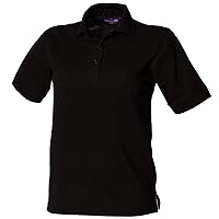 Algopix Similar Product 10 - Henbury WomensLadies 6535 Polo Shirt