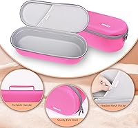 Vista 4 de RLSOCO Estuche de transporte para secador de pelo Dyson Supersonic Nural - Rosa (solo la caja)