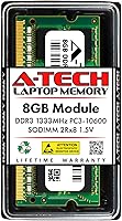 Vista 14 de A-Tech - Módulo de memoria RAM SODIMM para portátil de 1 GB DDR3 1066 MHz PC3-8500 CL7, 1,5 V, 204 pines, sin ECC, SO-DIMM para portátiles