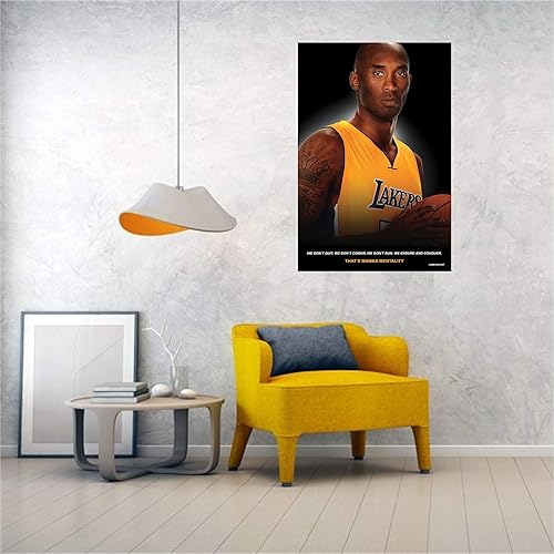 Miniatura 2 de Buyartforless Kobe Bryant Mamba Mentality - Póster de baloncesto (36 x 24 pulgadas)