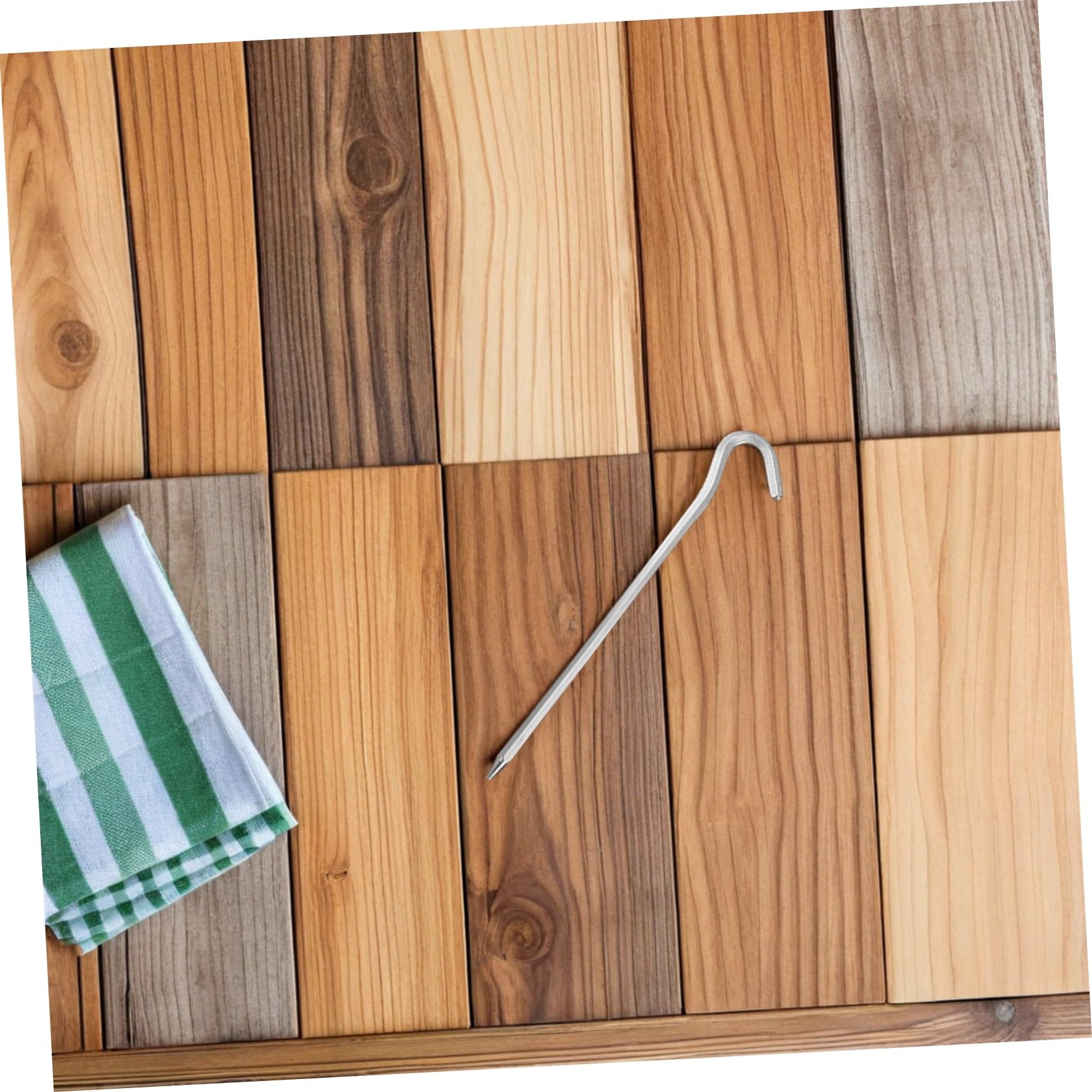 Piquets de Tente en Métal Hexagonaux 40 Pièces Argenté 18 Cm