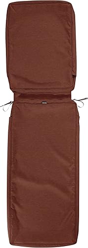 Classic Accessories Montlake - Funda de cojín y diván para patio, Heather Henna