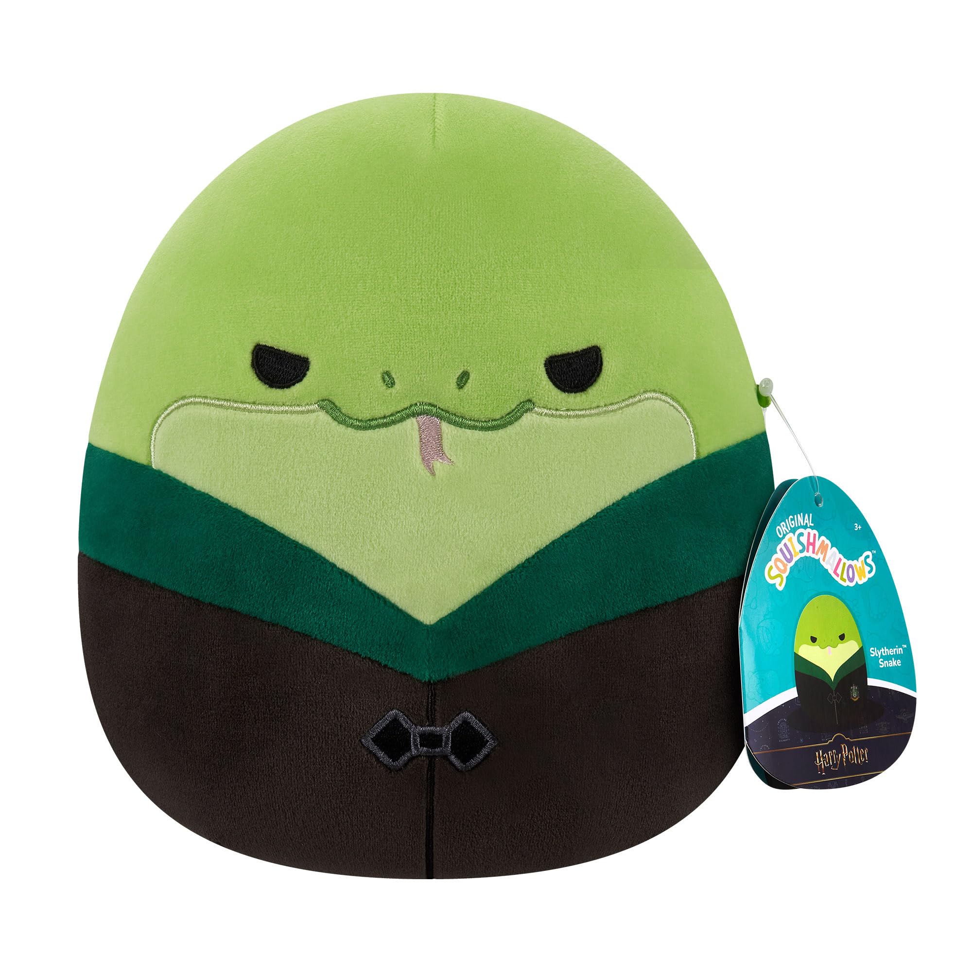Jazwares Squishmallows Original “Harry Potter” 8-Inch Slytherin Snake in Hogwarts Robe Plush - Ultrasoft Official Plush