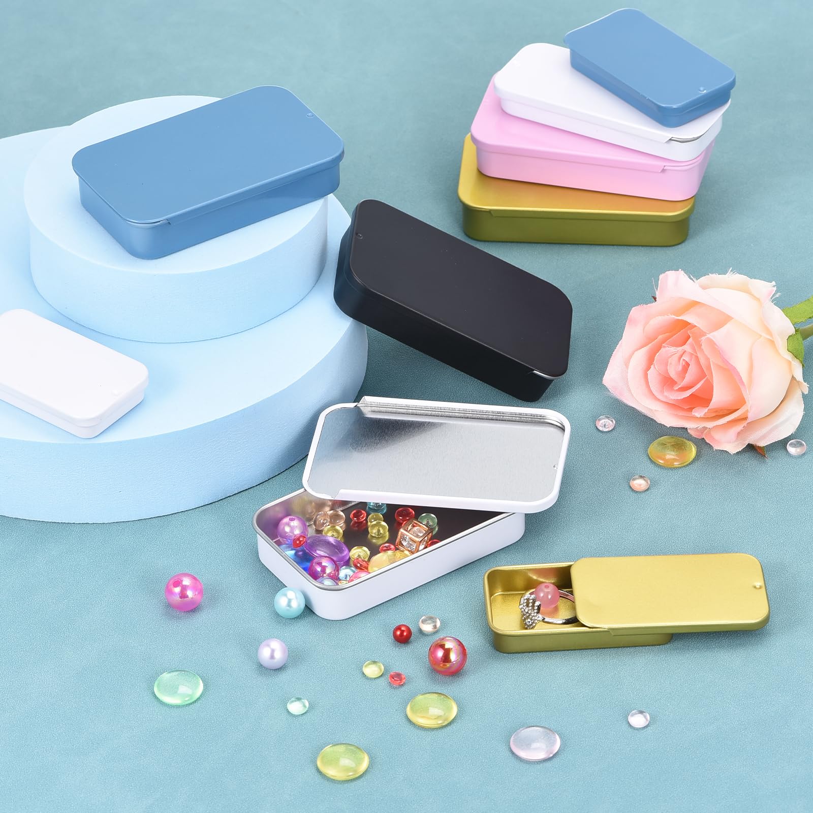 Sourcing Map Lot De 2 Boîtes De Rangement Rectangulaires Vides En