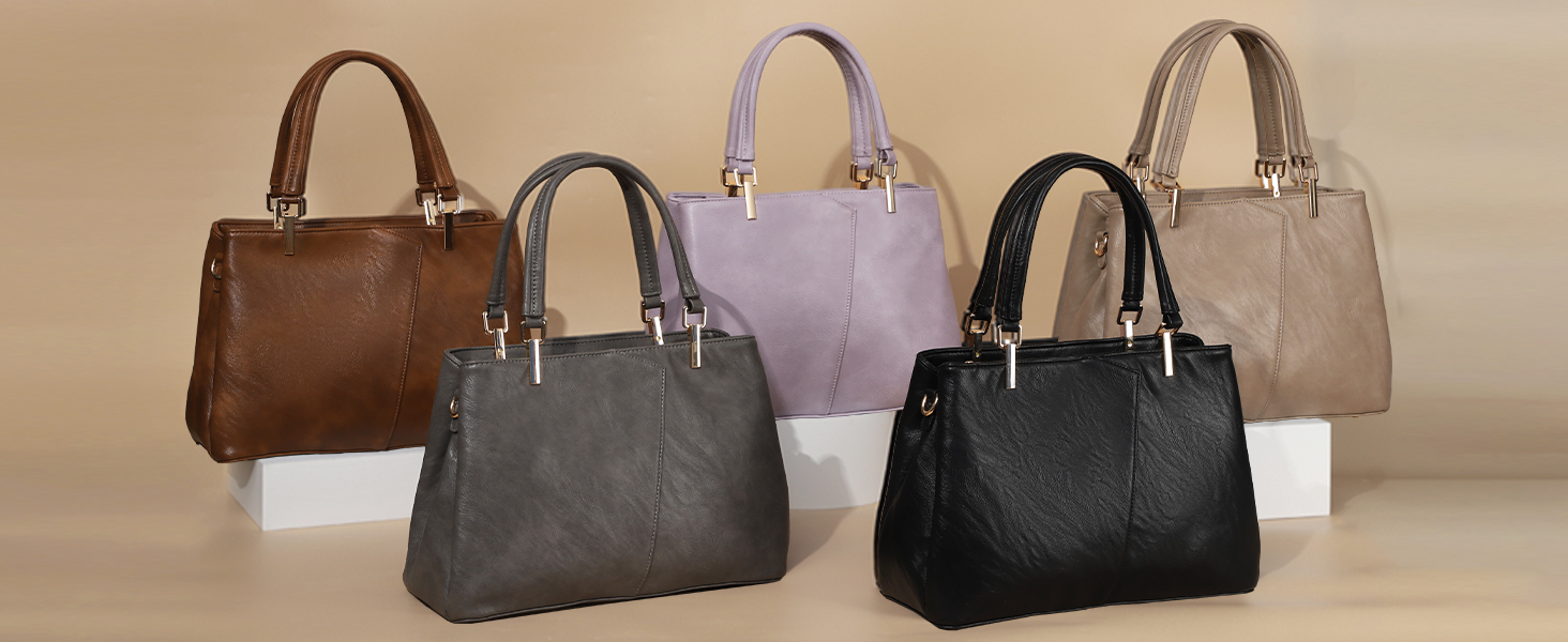 KouLi Buir Hobo, bolsos y carteras de cuero sintético para mujer miniatura 7