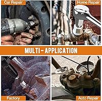 Vista 4 de XEWEA Juego de extractor de tornillos mejorado de 15 piezas, kit de herramienta de extracción de tornillos y pernos pelados de 3/8" de pulgada